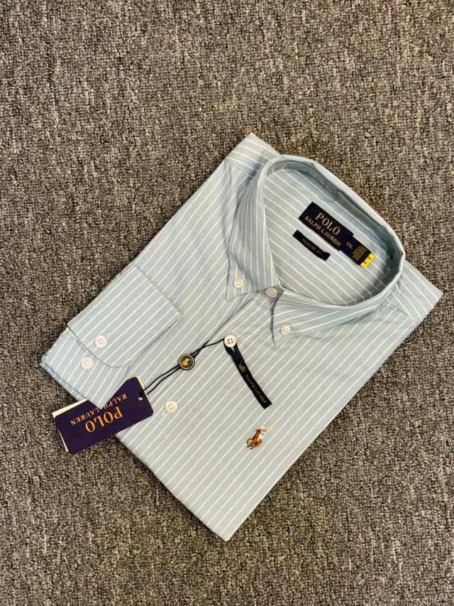 RL Ocean Blue Stripe Shirt