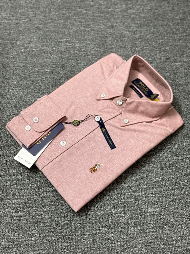 Ralph Lauren Peach Solid shirt New edition